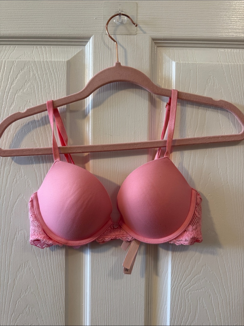 Victoria's Secret Pink Lace Push-Up Bra